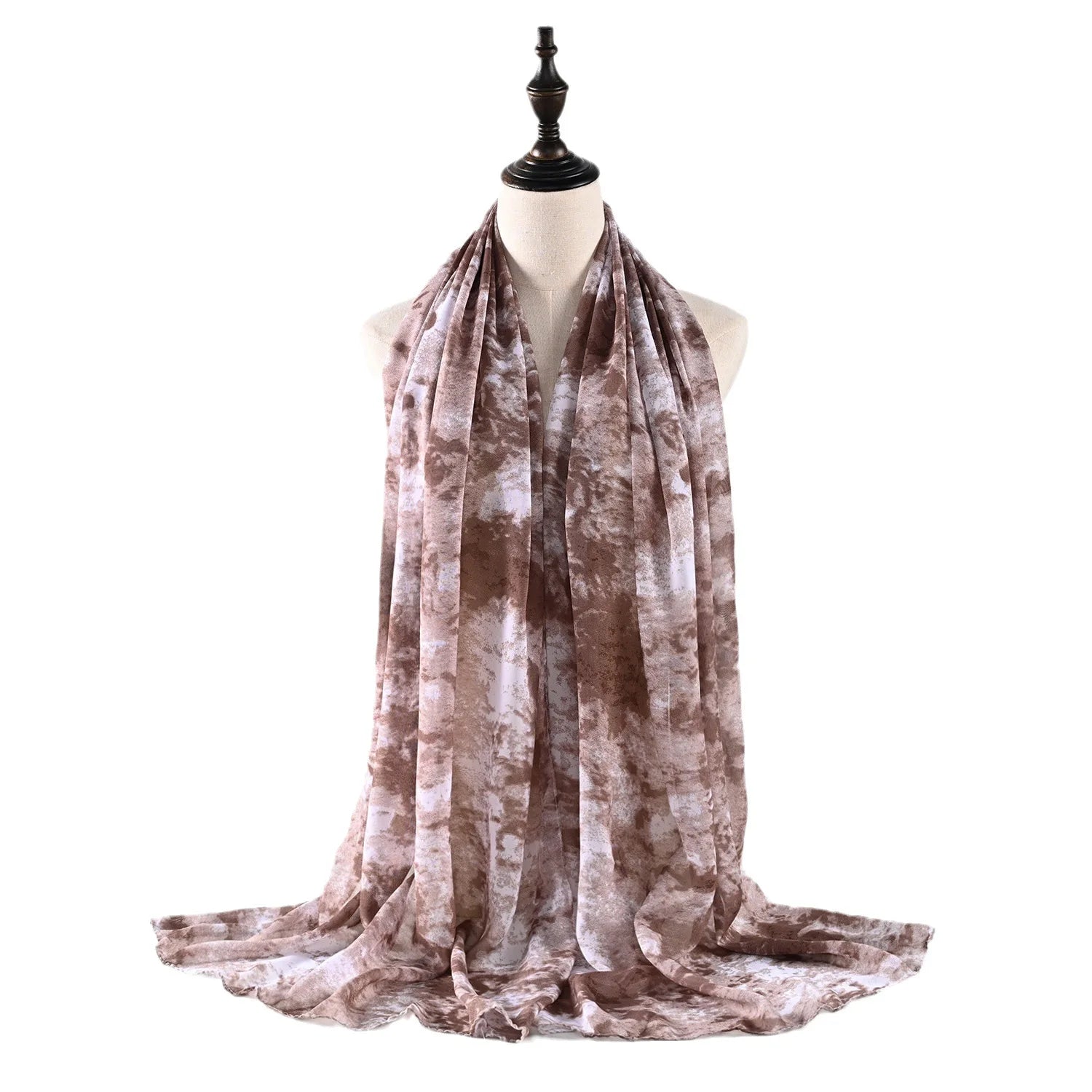 180*90 cm Custom Printing Satin Head Scarf Vintage Silk Luxury Head Scarf