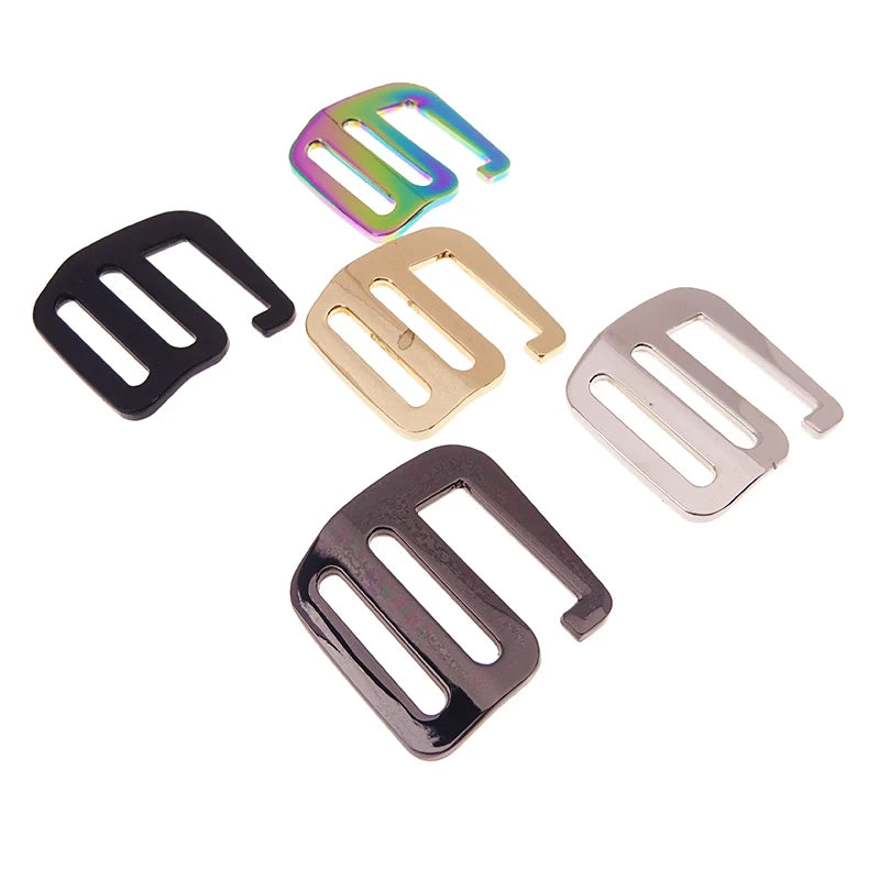 Metal G-Hook Buckle Backpack Slide Buckle Webbing Adjuster Ladder Slide