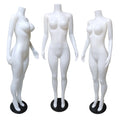 Wholesale Plus Size White Plastic Curvy Body Big Butt Brazilian Manikin Female Headless Mannequin for Female Clothes Display