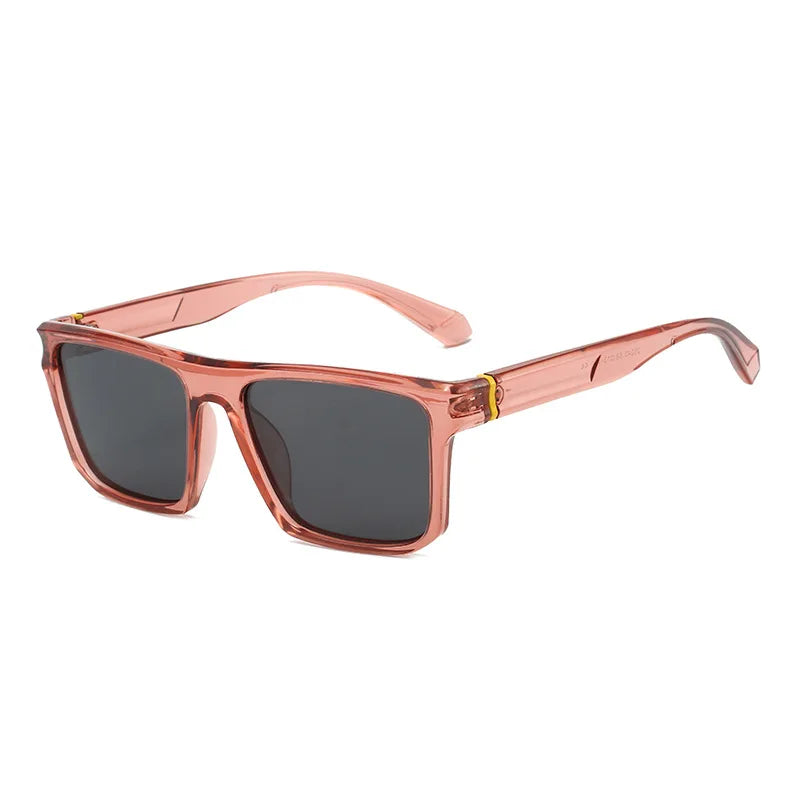 Vintage Retro Square Polarized Driver Glasses for Men and Women UV400 Optical Attribute PC Frame Material for Outdoor Use
