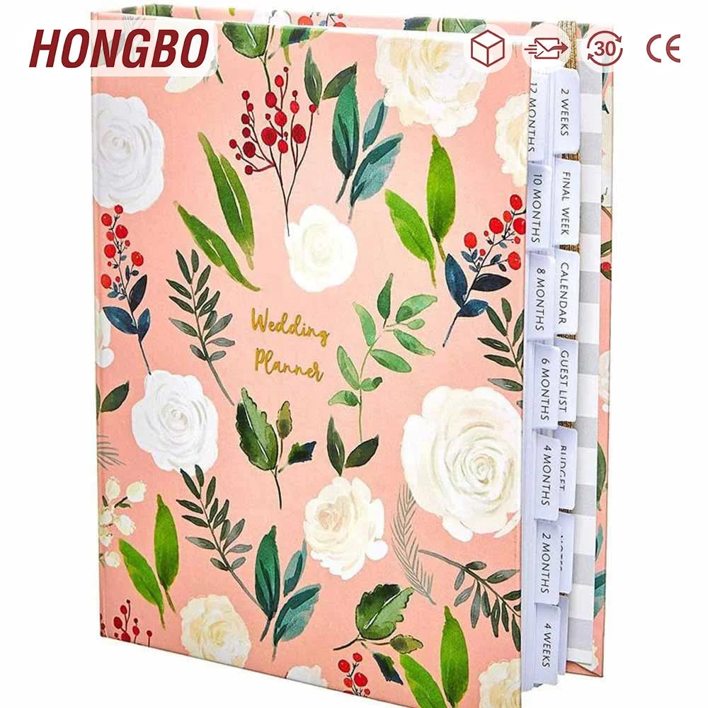 Customized Anniversary Journal Wedding Planner Weekly Planner of 80 Sheets As Diary Gift