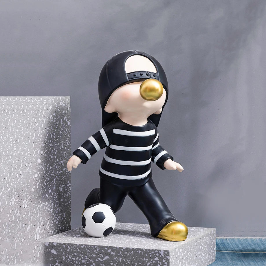 Modern Art New Arrival Decor Statue Polyresin Bubble Boy Crafts Gifts Living Room Tabletop Resin Home Decoration