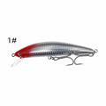 YJDM07 New Lighting 12cm 41g Fishing Bait Minnow Lure 3d Printed Plastic Hard Lure Sea Floating MinnowFishing Lure Mini Fishing Lure