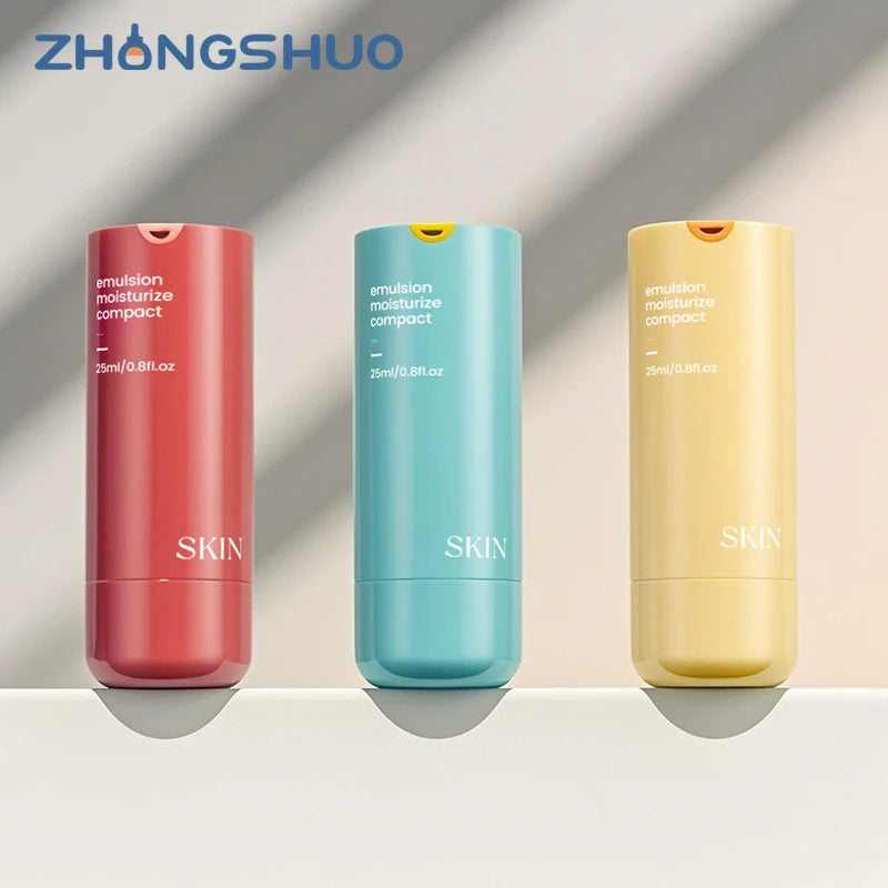 Luxury Plastic Airless Skincare Bottles Low Moq Cosmetic Refillable Lotion Pump Bottle Premium Double Wall Skincare Packaging