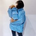 L~6XL Fashion Winter Warm Heated Family Pet Corduroy Matching Dog and Owner Jacket