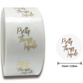 Wholesale Clear Glossy Labels Transparent Cartoon Stickers Transparent Custom Logo Label