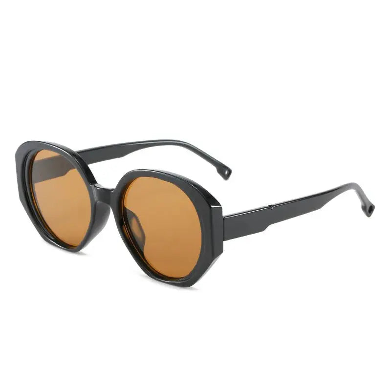 XY19569 Custom Logo Lunette Soleil Homme Vintage Sun Glasses Retro Women Brown Lens Designer Sunglasses Men