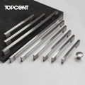 Topcent Solid Modern Furniture Hardware Multi-Use Kitchen Cabinet Pulls Handles Bedroom Outdoor Living Room Warehouse Home Bar