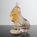 Factory Wholesale Special Design Cock Shaped clear Empty Whisky Vodka 200ml/300ml/500ml Brandy Rum Glass Bottle