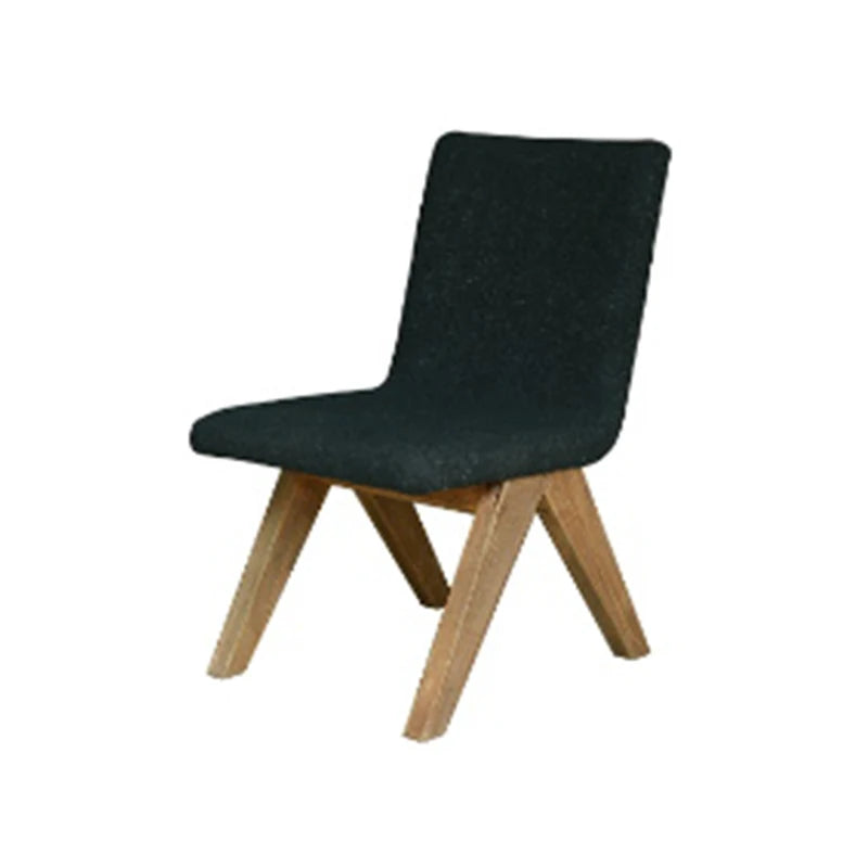 High Quality Black Solid Wood Dining Chair-Durable Modern Design for Home Furniture