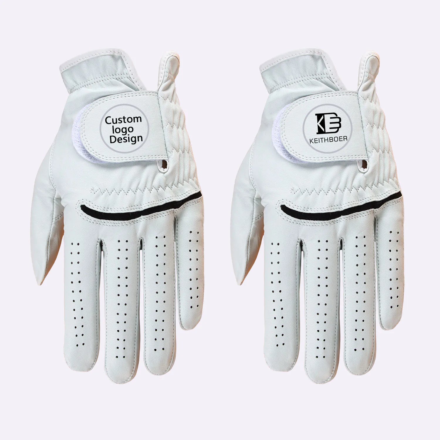 Best-Selling Cabretta Leather Golf Glove Anti-Slip and Breathable Durable Golf Glove for Golf  Sports