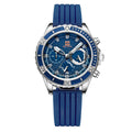 Fashion Luxury Sport Analog Quartz Chronograph Watch for Men Classic Casual Waterproof Wristwatch Silicone Mens Sports  Watch