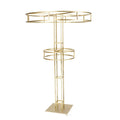 Y-Q069 Wholesale Wedding Metal Flower Stand Centerpieces 1.5m High Gold Wedding Flower Stands for Wedding Table Decoration