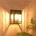 Howlighting Minimalist Sconces Decoration Street Exterior Linear Wall Solar Garden Lights Ip65 Led Waterproof Outdoor Wall Lamps
