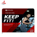 Durable 10ft Fast Install Reusable Portable Exhibition Media Wall Aluminum Tension Fabric