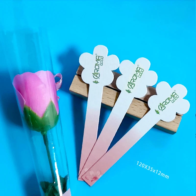 Perfume Blotter Paper Art/Offset Paper Colour Changing Fragrance Testing Strips with Custom Logo