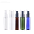 Free Sample clear Blue Green Amber Flat Shoulder 30ml Empty Cosmetic Cream Shampoo Serum Pet Lotion Bottle