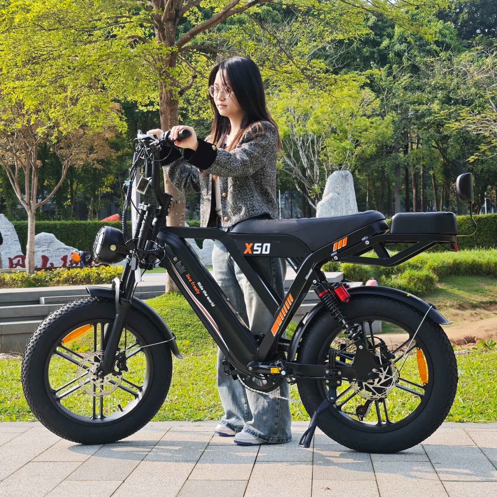 VOMO X50 Fast Ebike Fat Tyre Cycle FAT Electr Bicycle Fat Tire X50 Cheap E Bike 250W Deliver E-bike X50 Fat BIKE Citybike