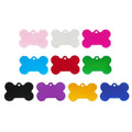 Wholesale Bone Shape Aluminum Alloy Pet ID Tag Pendants for Dogs and Cats Metal Material Charms Pendants
