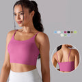 High Quality Solid Colorful Nude Feeling Sexy Bra High Support Skin Friendly Breathable Quick Drying Yoga Bra for Women