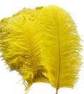 35-40cm Yellow Plume Ostrich Feathers for Party Carnival Home Wedding Centerpiece Christmas Vase Holiday Decor DIY Craft Floral