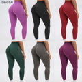 Wholesale Seamless Sports Scrunch Butt Leggings Yoga Pants Gym Leggings for Women Black Gym Leggings