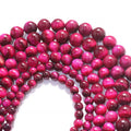 Wholesale Natural Factory Direct Sale Natural A-grade Rose Red Tiger's Eye Beads DIY Hand Beaded Semi-finished Accessories