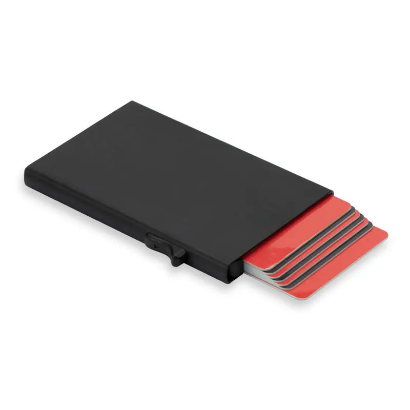 Hot Sale Minimalist Slim Metal Wallet Custom Logo RFID Blocking Card Case for Business Cards
