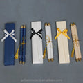 Wholesale Hot Quality Paper Scroll Invitations Hot Stamping Gold Foil Royal Luxury Design Wedding Scroll Invitation Cards