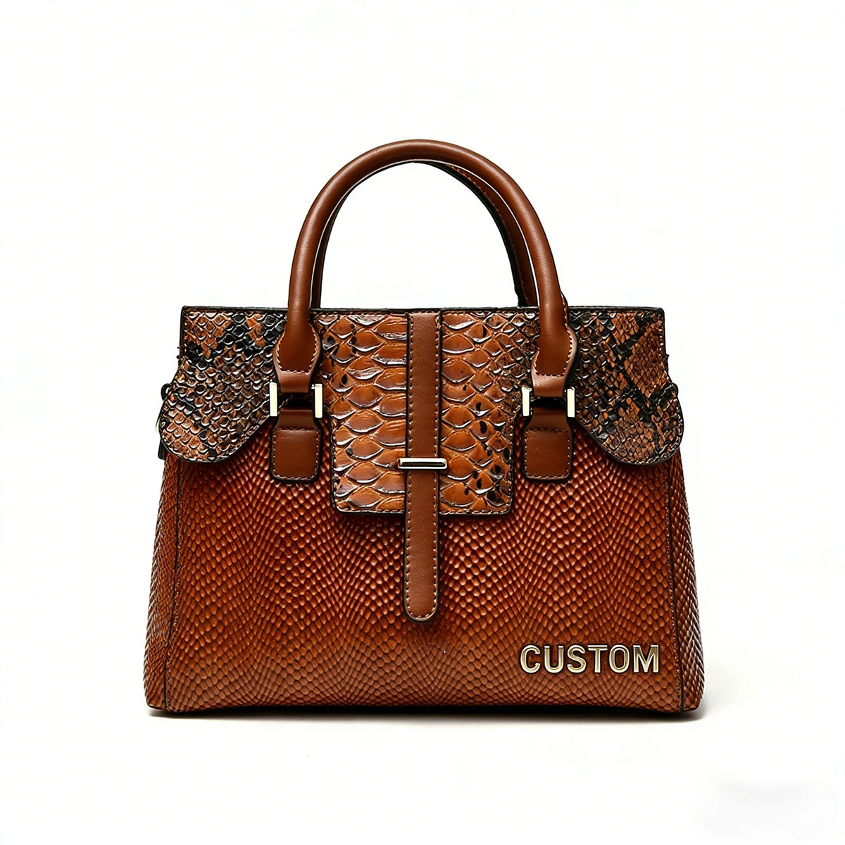 Custom Simple Design Fashion Women Hand Bags Euro and US Retro Large Capacity Pu Leather Luxury Trendy Ladies Purse Handbags