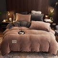Wholesale Luxury King Size Microfiber Bedding Set 300TC Soft Sheets for Winter Folded Feature Manufacturer Direct