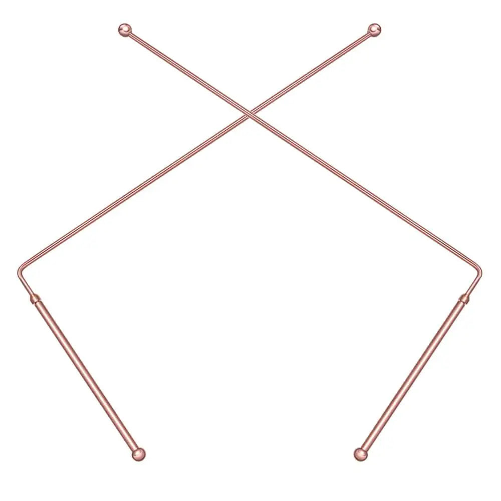 Quality Copper Dowsing Rods-2PCS Casting Technique-for Ghost Hunting Tools Divining Water for Buried Items Etc