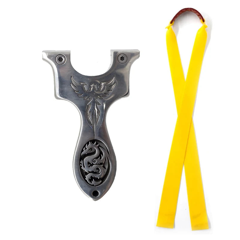 Powerful Novel Design Hunting Slingshot with Strong Durable Rubber Band Outdoor SlingShot Shooting Accessories MegaBDM