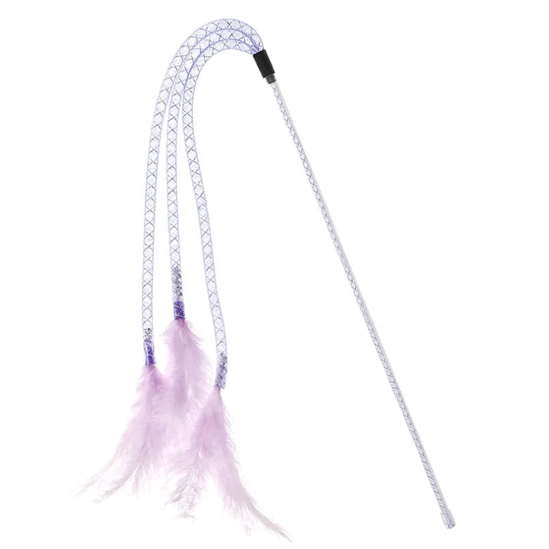 Wholesale New Style Cat Interactive & Movement Toy Teasing Sticker with Feather Bell