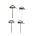 Stainless Steel Jewelry Component DIY Hang Charms Bead Shinny Ball Jewelry Earring Pin