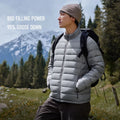 Windproof Warm Packable Stand Down Coat Jacket Ultralight 2coats/w New Custom OEM ODM Outdoor Design 800 Filling Goose Down