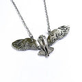 Vintage Antique Silver  Creativity Mountain Swooping Moon Forest Necklace Woman Charm Party Jewellery Accessories Gift