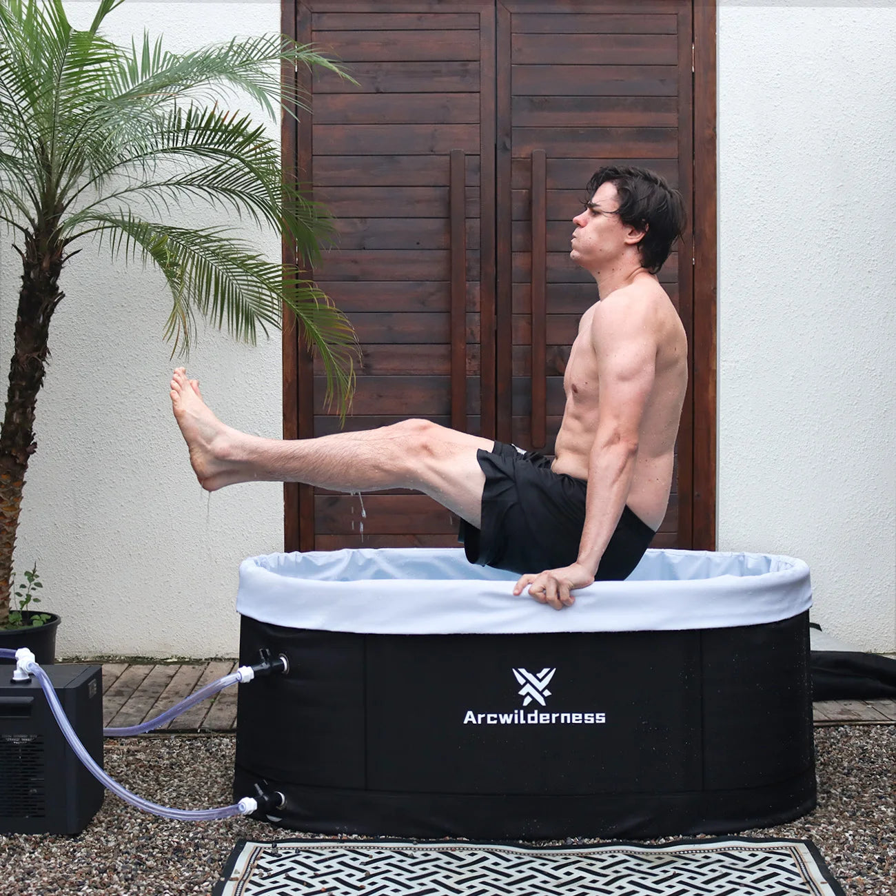New Design Inflatable Ice Bath With Chiller Outdoor Ice Bath Cold Plunge With Water Chiller