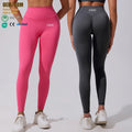 Custom Logo Butter Soft N66 Fitness Training Reflective Hip Line High Waist Anti-curling Yoga Sports Wear Gym Leggings for Women