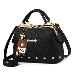 Casual PU Leather Women Crossbody Messenger Bags for Female Girls Small Purse