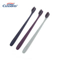 Wheat Straw Toothbrush with Charcoal Soft Bristles Biodegradable Eco-Friendly Manual Toothbrush for Adults Home Hotel Travel Use