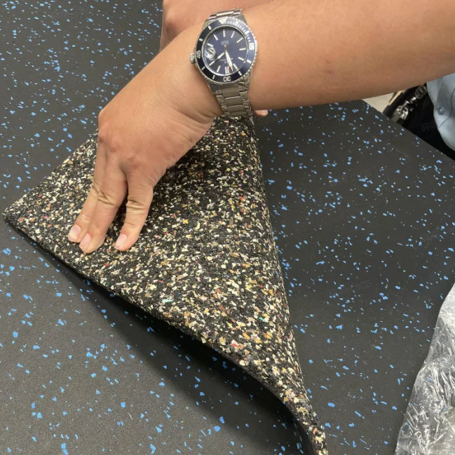 Fitness Rubber Square Gym Flooring EPDM Rubber Mat Black Indoor Gym Rubber Tiles Gym Floor Puzzle Tiles