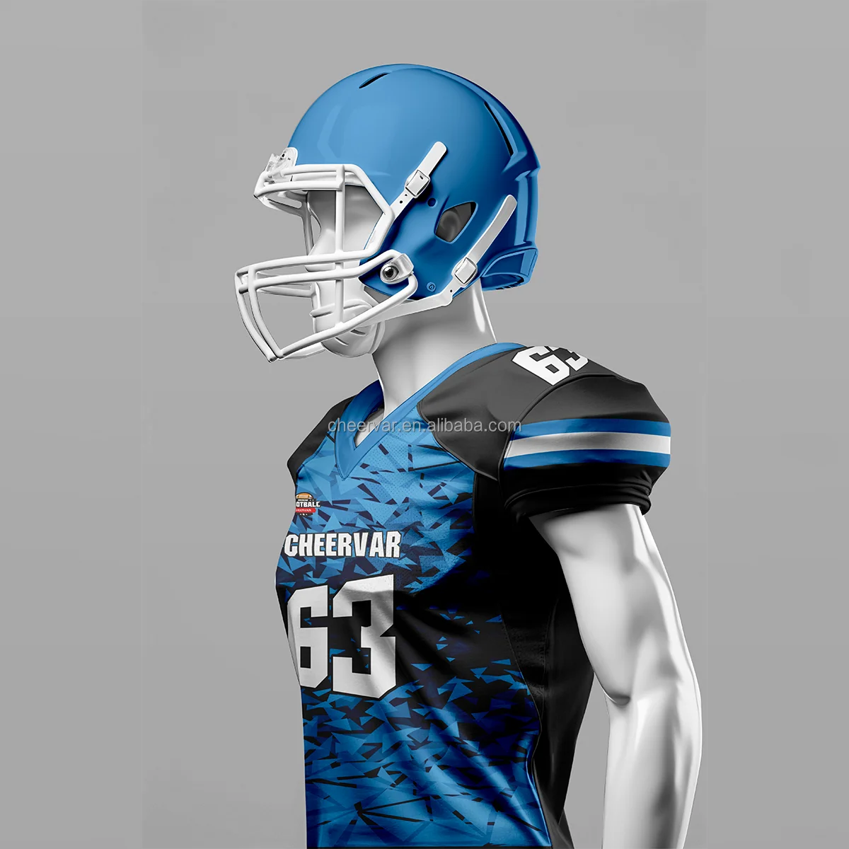 Heavyweight American Football Uniforms Youth American Football Wear Durable American Football Jersey for Men