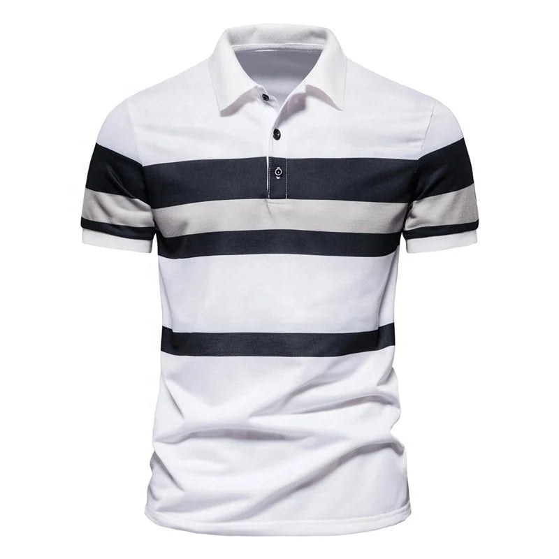 FORMLESSNESS 2026 Horizontal bar Golf Cotton Sport Business Custom Design Men's Polo Shirts
