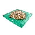 Best Leaf Garden PE Tarpaulin 6x6FT High-Strength Yard Waste Bag with Drawstring Versatile Fabric for Clean Yard Care