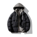 Custom Hooded Heavy Designer Puff Padded Coat Oversized Men Down Bubble Warm Zip up Parka Jackets for Men