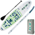 Women Summer Latest Design Inflatable SUP Board: PVC EVA Waterproof Durable for Offshore Water Sports (Beginner Friendly)