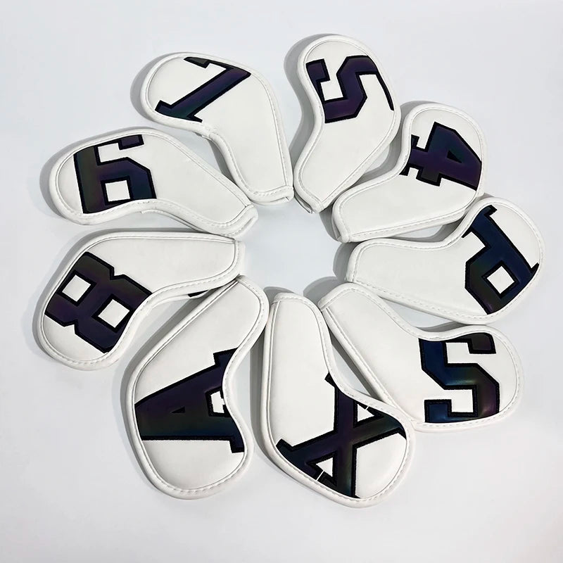 Hot Selling Full Set of Custom Rose Golf Iron Headcovers Durable for Driver and Golf Club Use