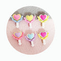 Cute Magic Wand with Heart Wing Cabochon Art Supply DIY Earring Resin Craft Decoration Homemade Gift Phone Deco