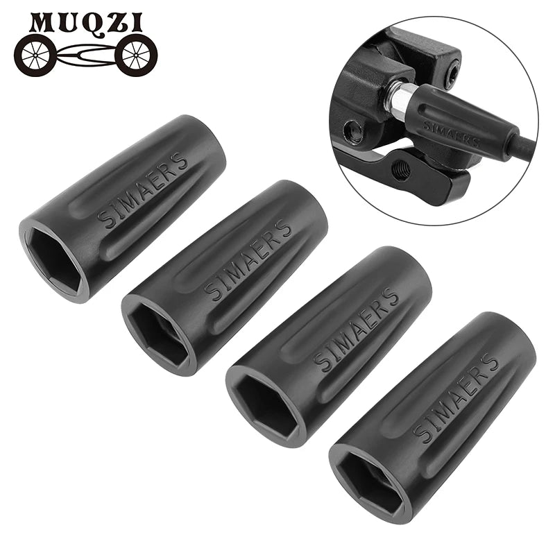 MUQZI MTB Road Bike Brake Tubing Joint Screws Dust Cover Rubber Glue Sleeve Foldable Bicycle Mountain Bike Fixed Gear